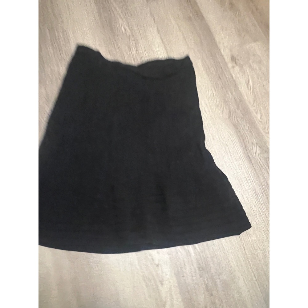 Banana Republic Black Knit Chevron Pointelle Mini Skirt Medium